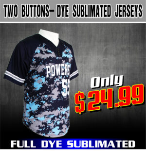 TWO BUTTONS - Dye sublimated
