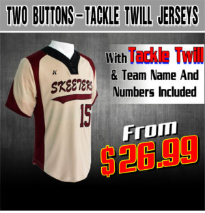 TWO BUTTON_Tackle twill