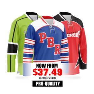 HOCKEY JERSEYS - PRO-QUALITY MATERIAL- TACKLE TWILL
