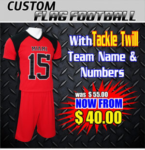 TACKLE TWILL FLAG FOOTBALL