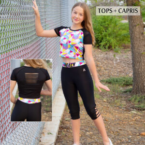 Tops + Capris (practice wear_cheer)
