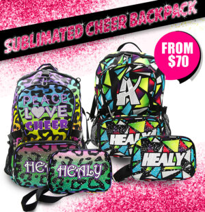 SUBLIMATED CHEER BACKPACK Allstar