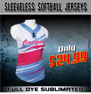 SLEEVELESS Softball jersey - Dye sublimated